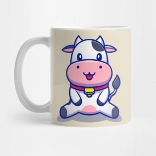 Cute Cow Sitting Mug